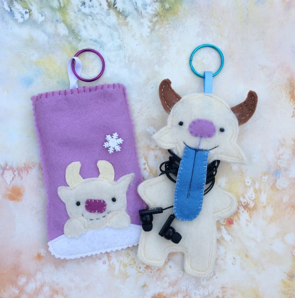 Yeti Earbud Buddy and I-Phone/I-Pod case, digital download PDF