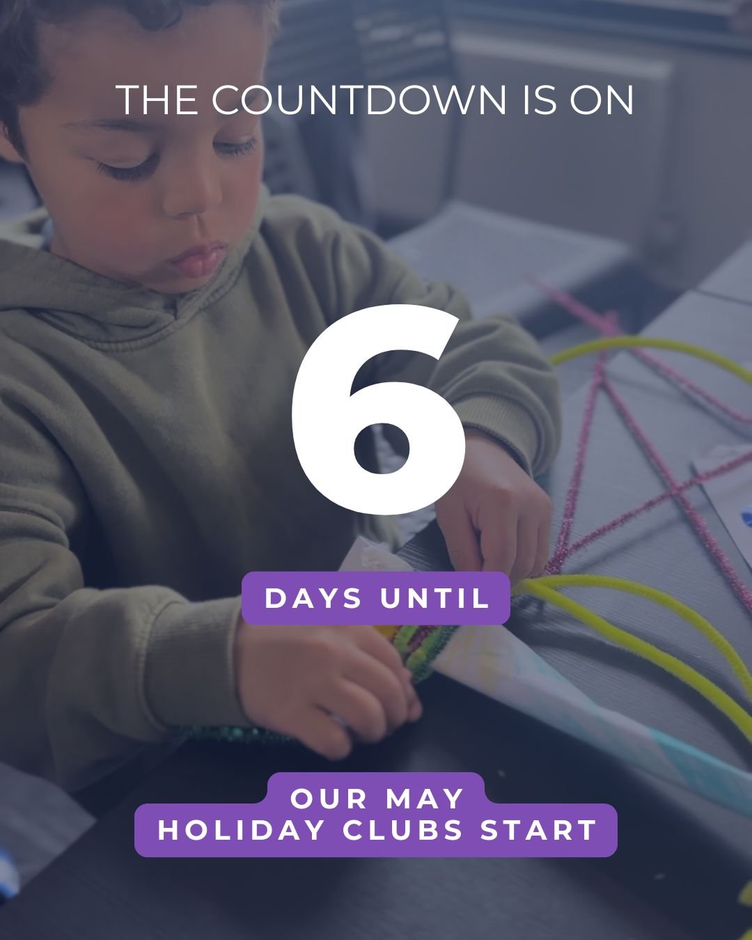 Well didn't May half term creep up on us quick?! 🤯

Psst, the Wednesday is almost full, and the Tuesday and Thursday not far behind. If you're holding out for a space, we urge you to book in ASAP!

Full timetable on our website and socials, remainin