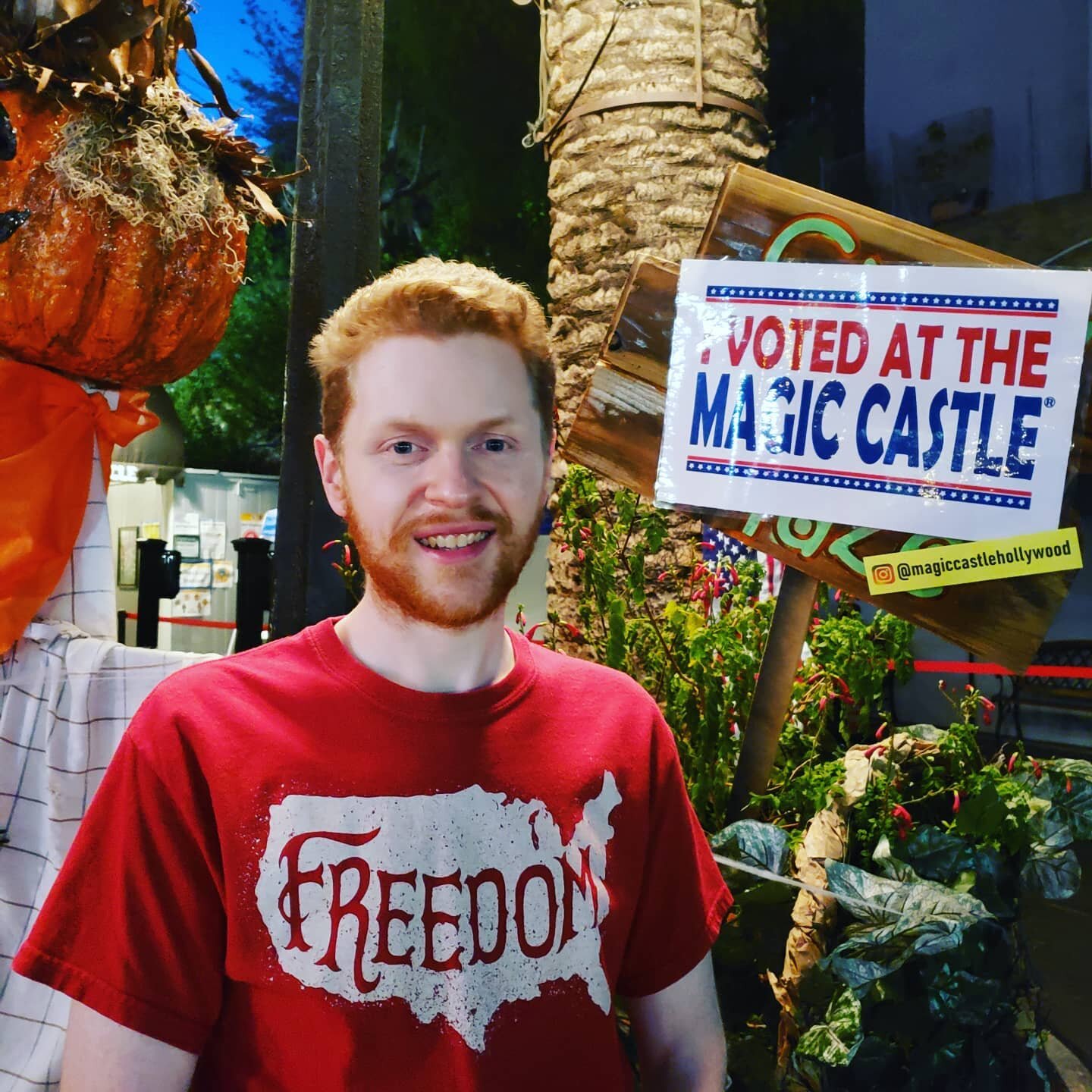 I voted at one of the most incredible places to do so @magiccastlehollywood 

I hope you were able to make it out and vote as well.

#magic #magiccastle #magiccastlehollywood #vote #vote2020  #usa #generalelection #hollywood #losangeles #votingselfie
