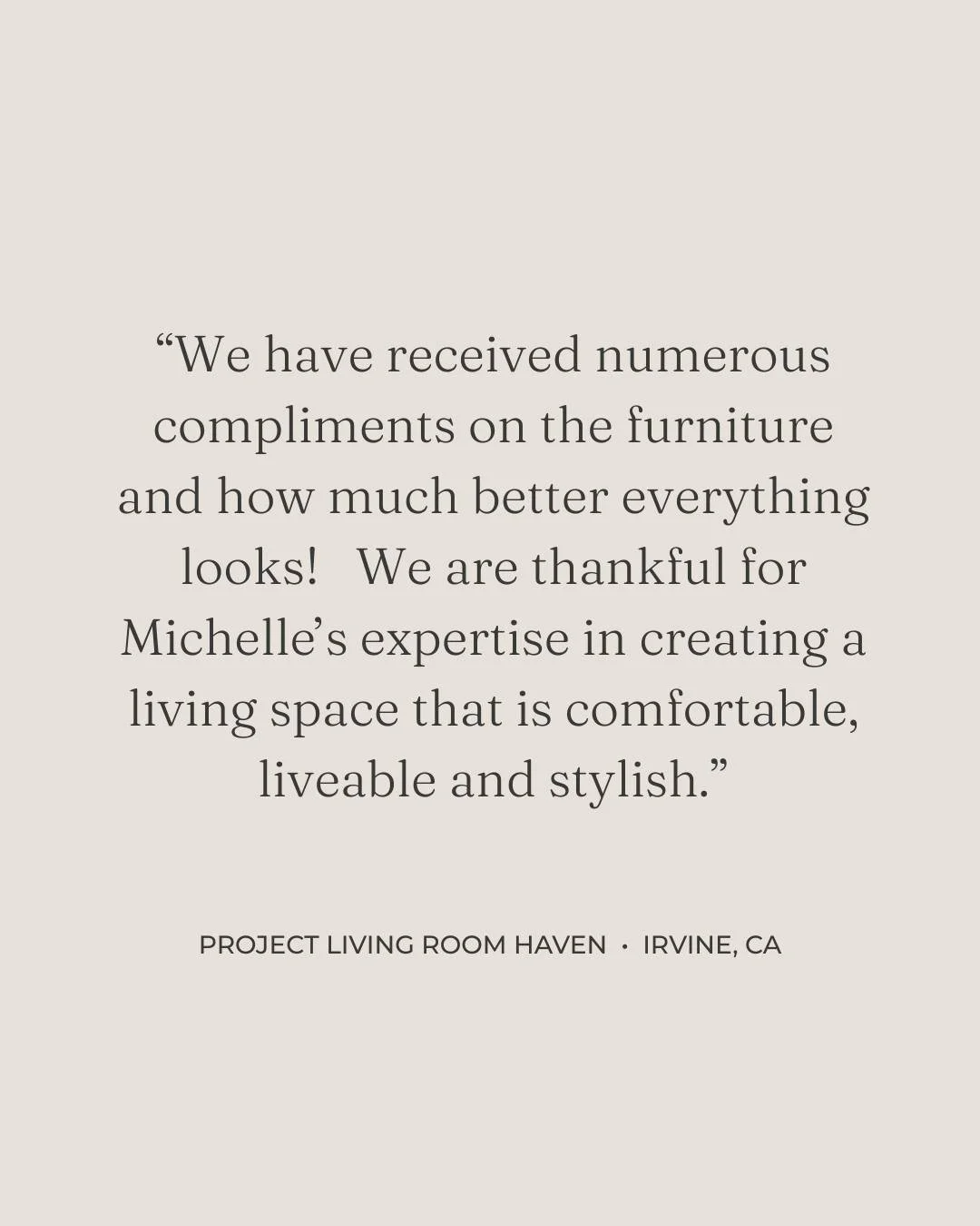 Why does styling &amp; furnishing matter?  Because it creates an inviting space to live in a comfortable yet styling way.  It shouldn't be too comfortable where it makes your guests uncomfortable and it shouldn't by too stylish where it creates separ