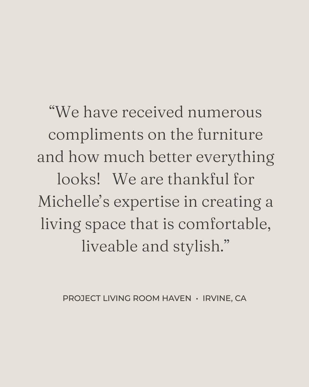 Why does styling &amp; furnishing matter?  Because it creates an inviting space to live in a comfortable yet styling way.  It shouldn't be too comfortable where it makes your guests uncomfortable and it shouldn't by too stylish where it creates separ