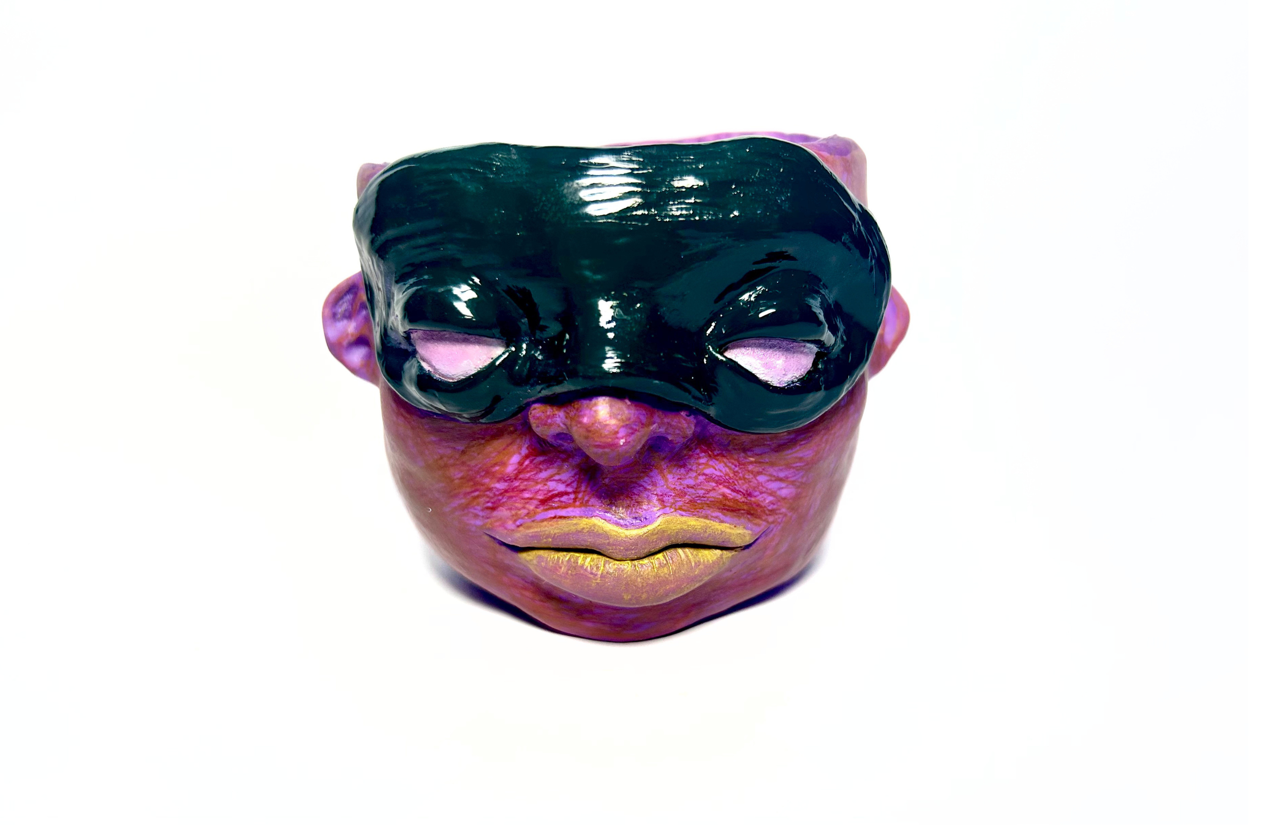 Red Scribble Pot