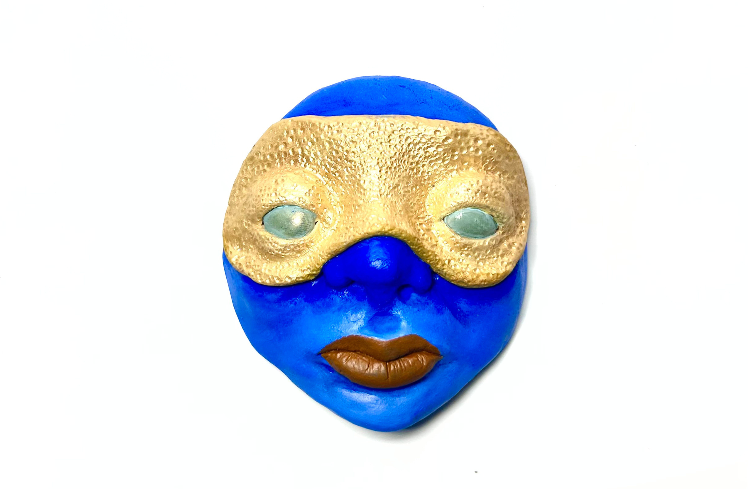 Gold Blue Mask