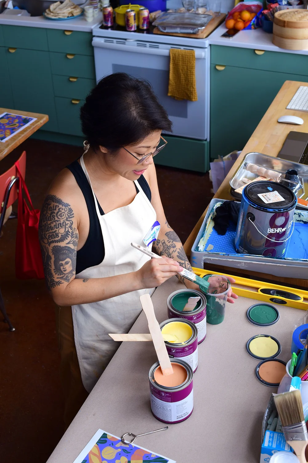July In Studio Mural Painting Workshop Hom Sweet Hom july-in-studio-mural-painting-workshop-hom-sweet-hom