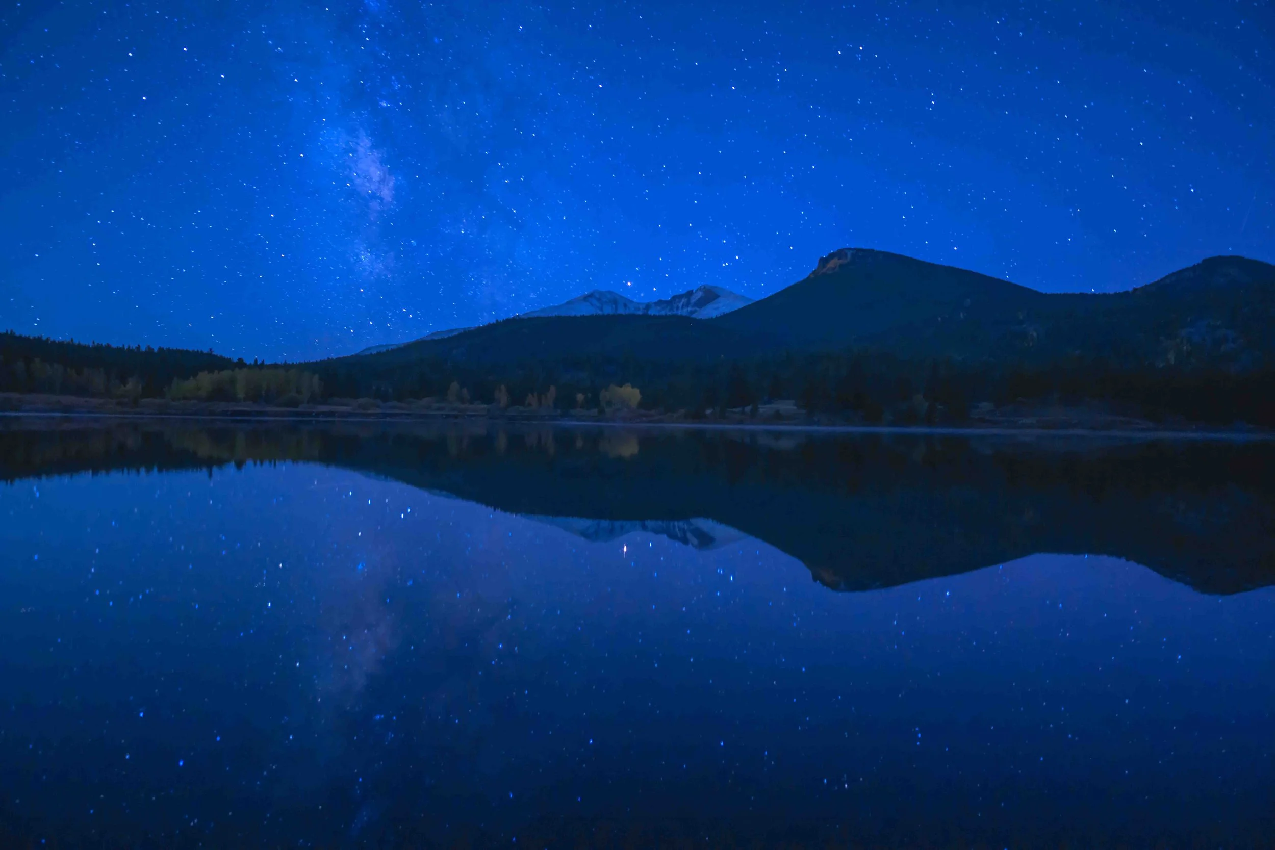Milky Way on Lilly Lake - Rocky Mountain National Park