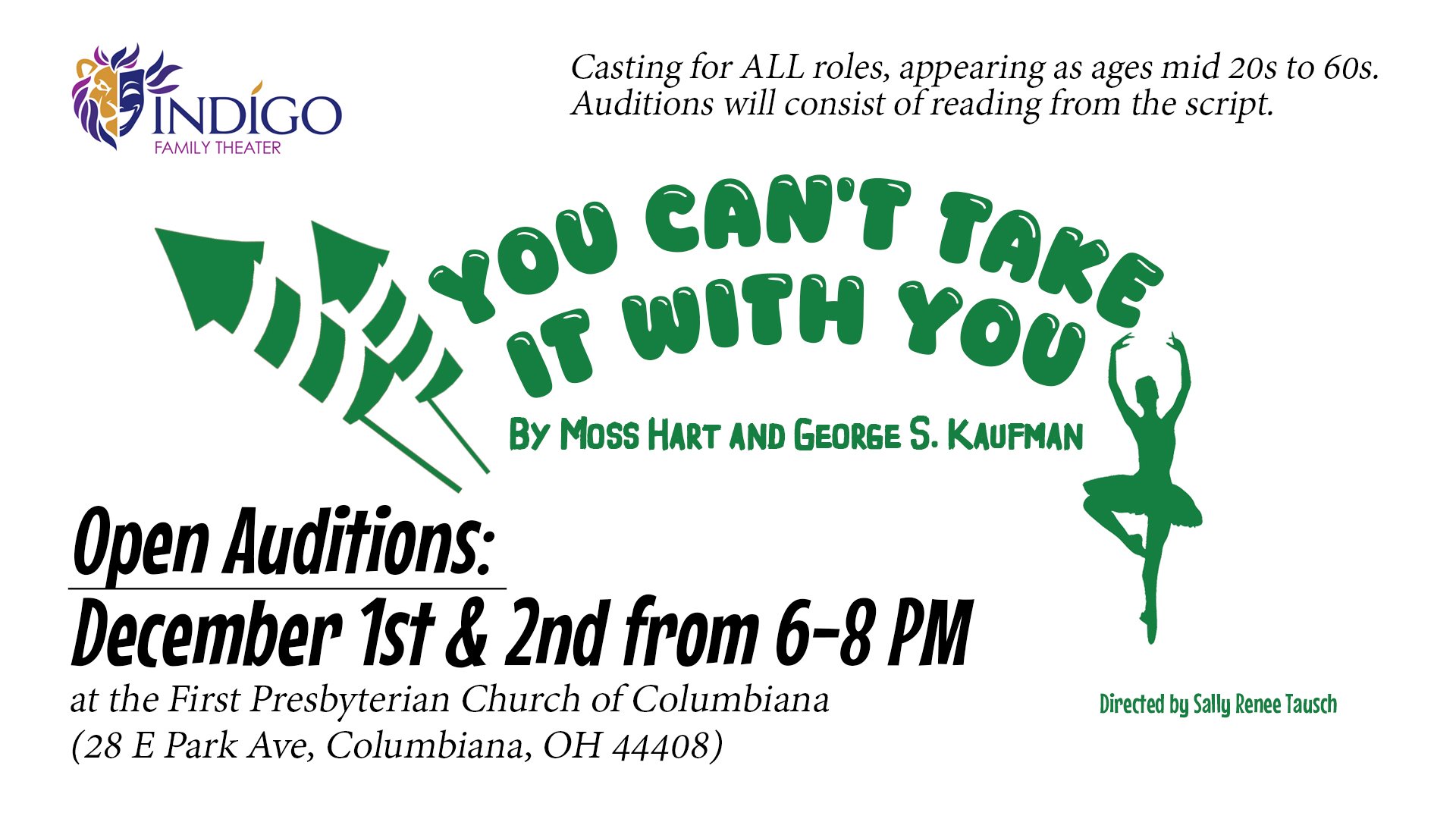 Auditions for "You Can't Take It With You"