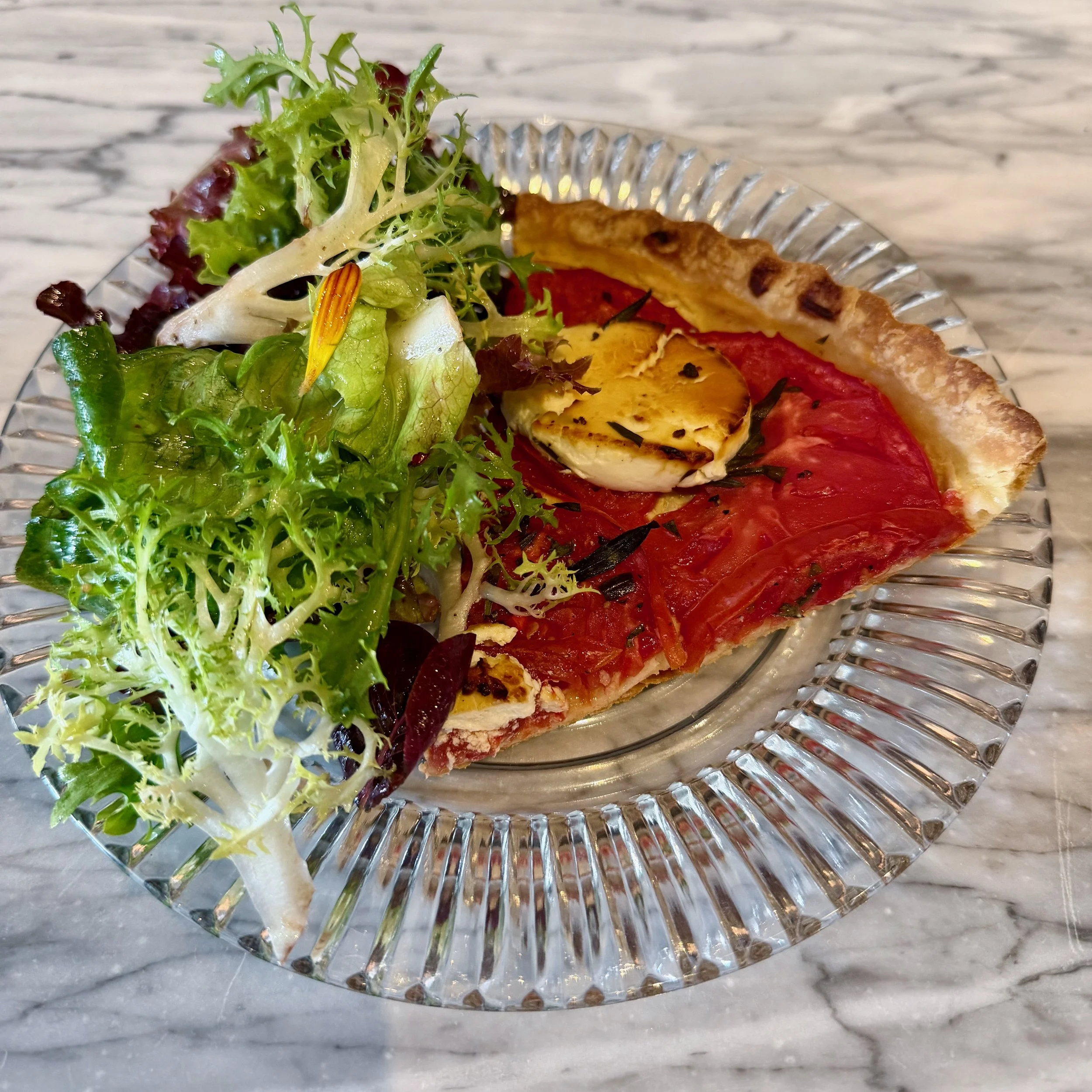 Slice of French Tomato Tart