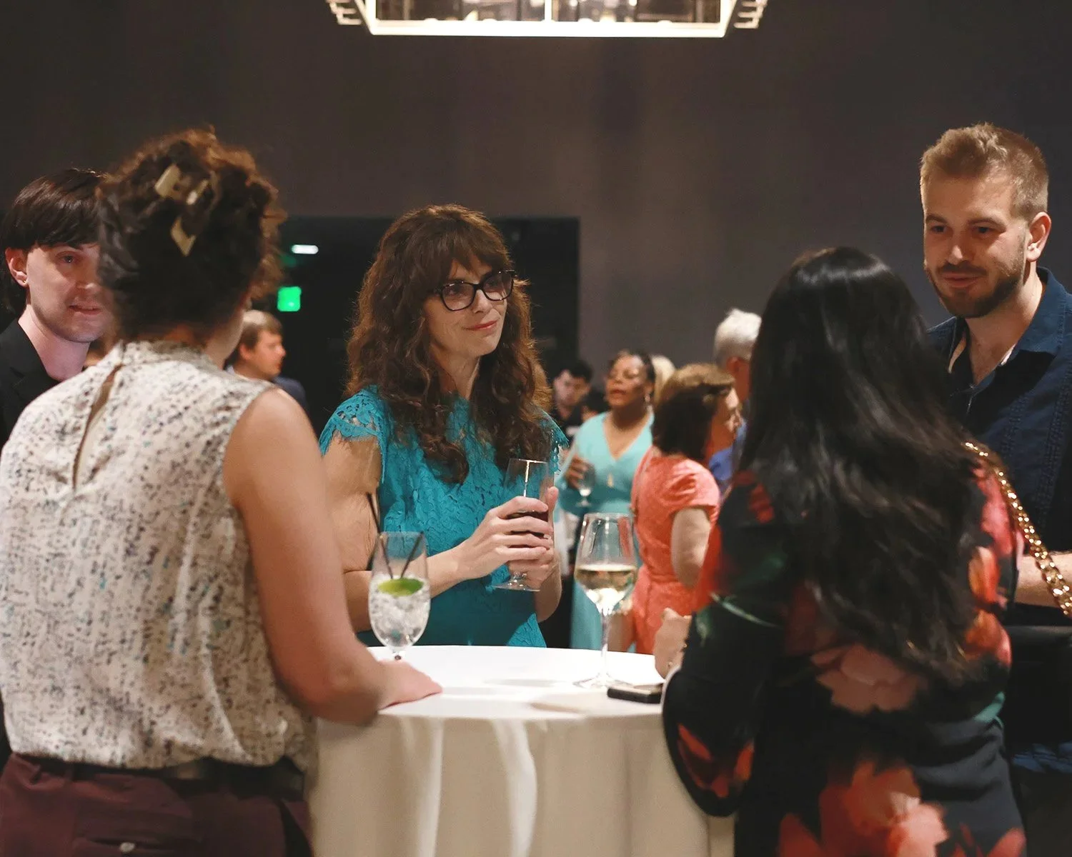Guests mingle before the Golden Quills dinner on May 18, 2026. (Photo by Shayla Fulton)