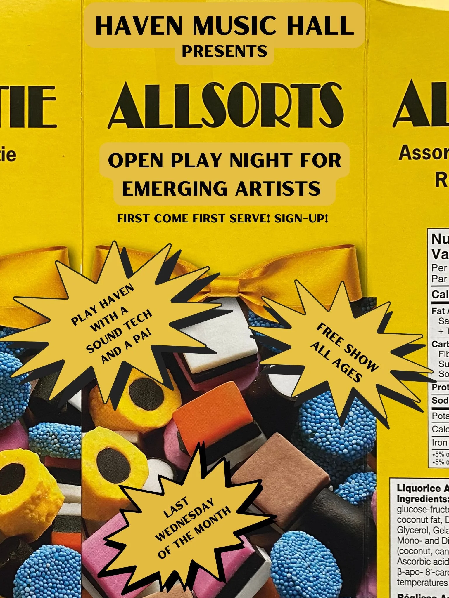 All-Sorts! Open Play Night For Emerging Artists