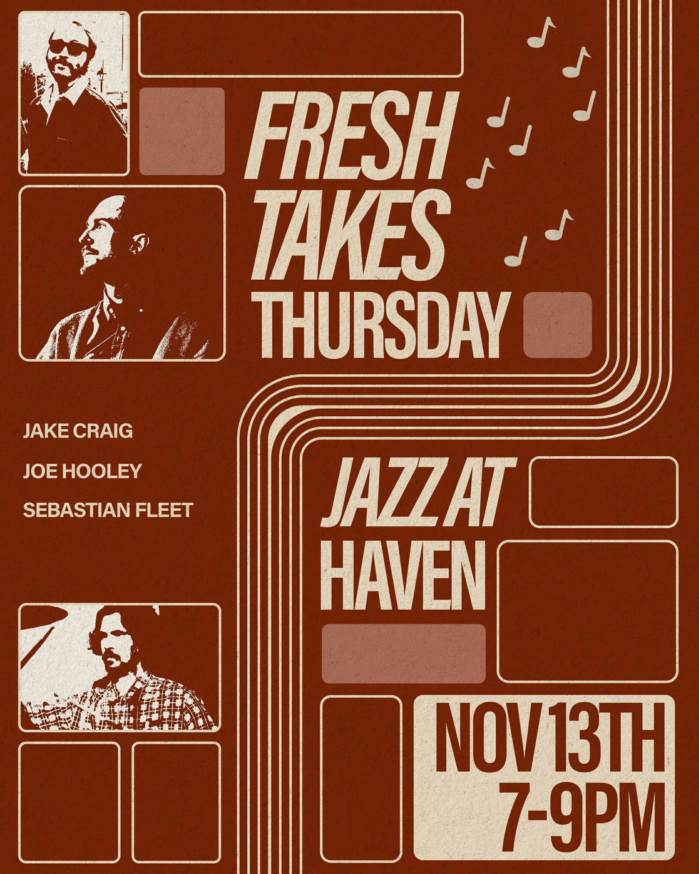 Fresh Takes Thursday: Monthly Jazz Night