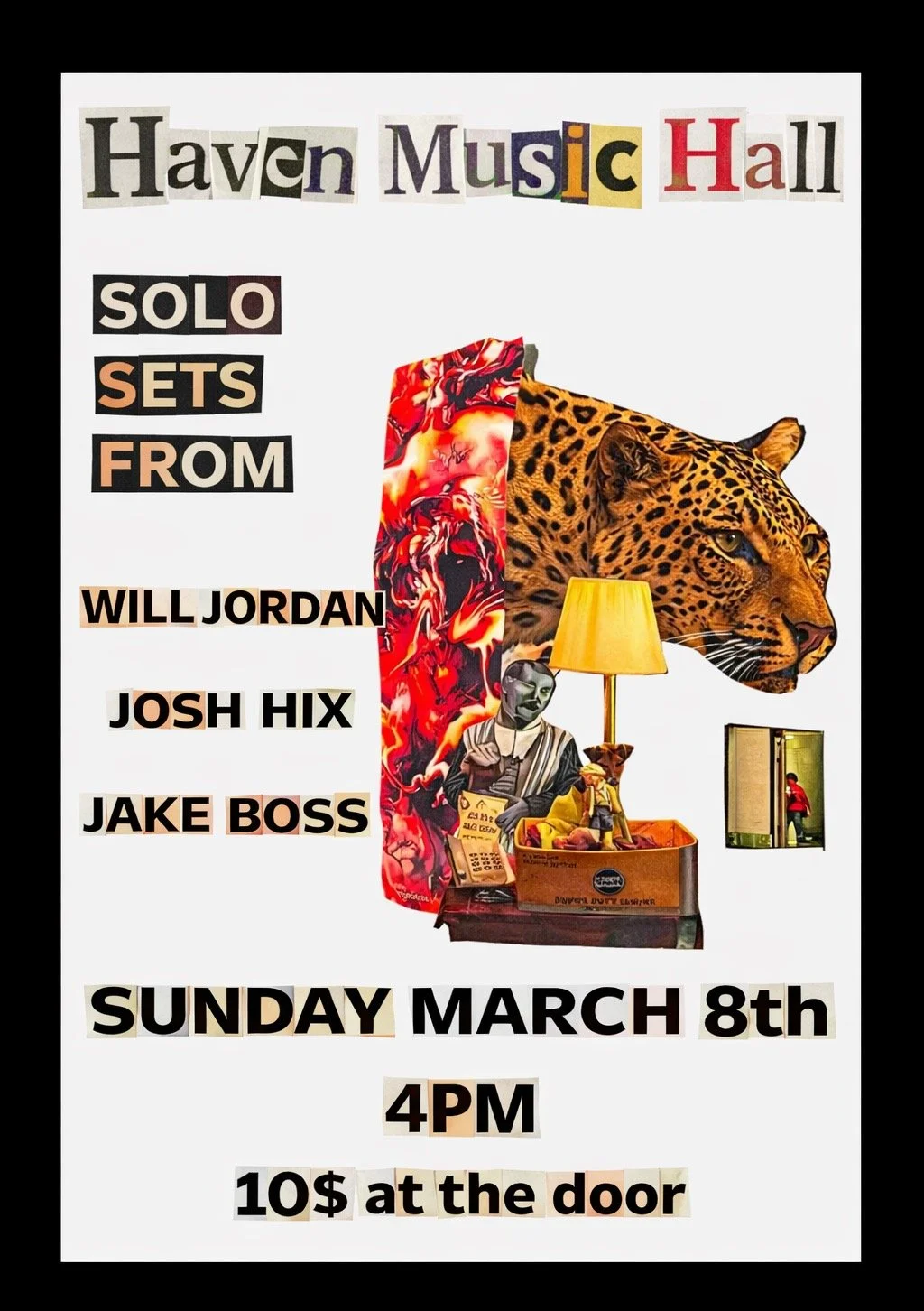 Sunday Solo Sets: Jake Boss/Will Jordan/Josh Hicks