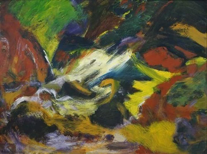 North of Wanaka, Central Otago, Summer, 1986 Oil on board, signed lower right, 74 x 101 cm