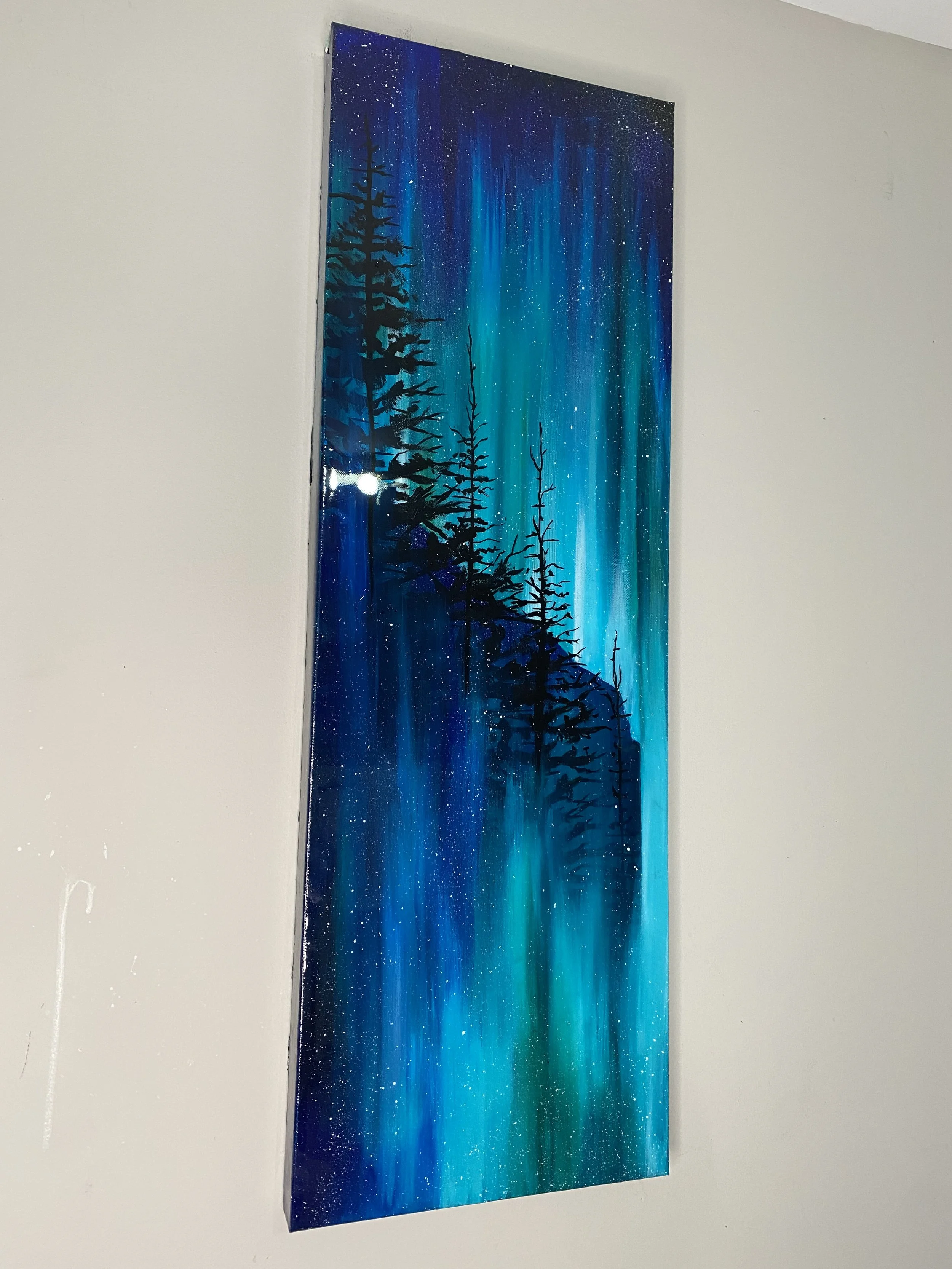 Acrylic on Canvas with epoxy top coat