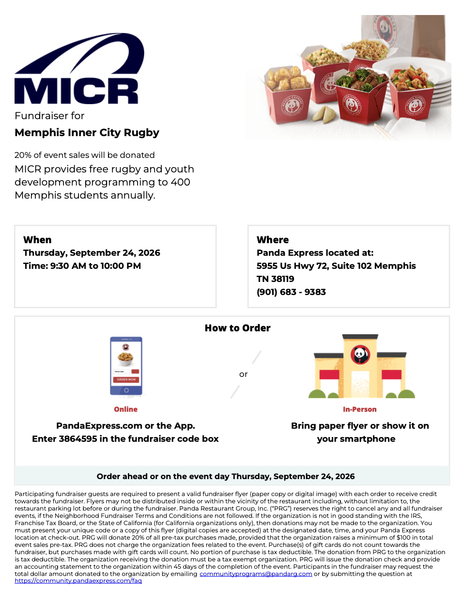 Panda Express Fundraiser
