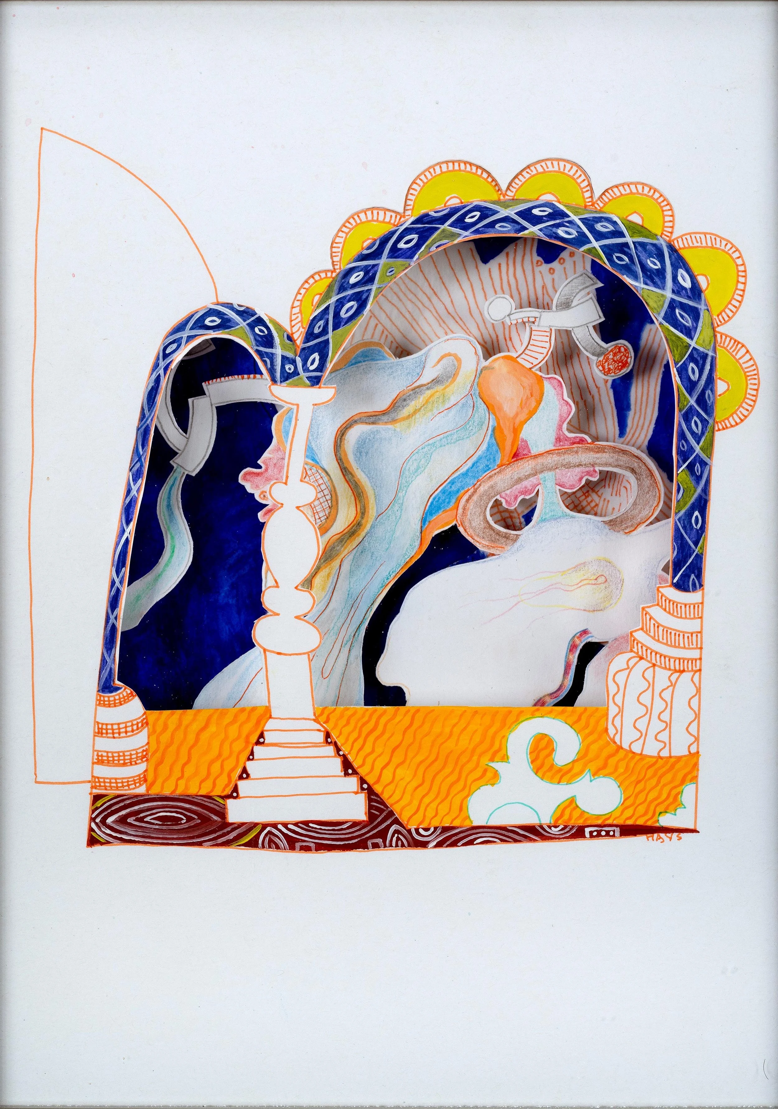 We've Got This, Gouache, 12 x 9 in, $810