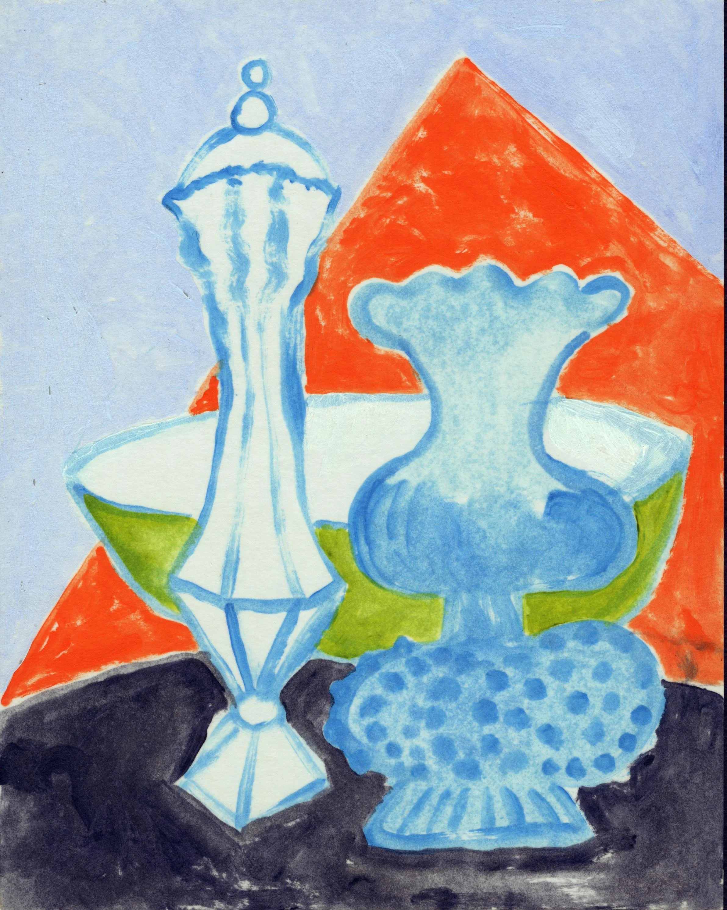 Got Back Up, Acrylic, 10 x 8 in, 2023