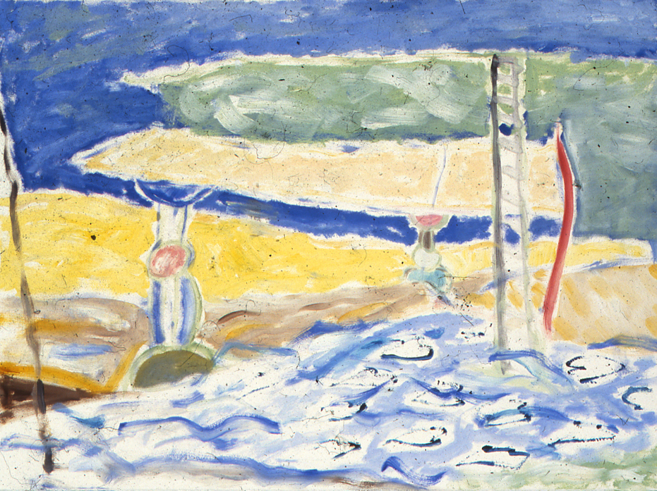 Many Levels Of Like, Gouache, 22.5 X 30 in, 1991