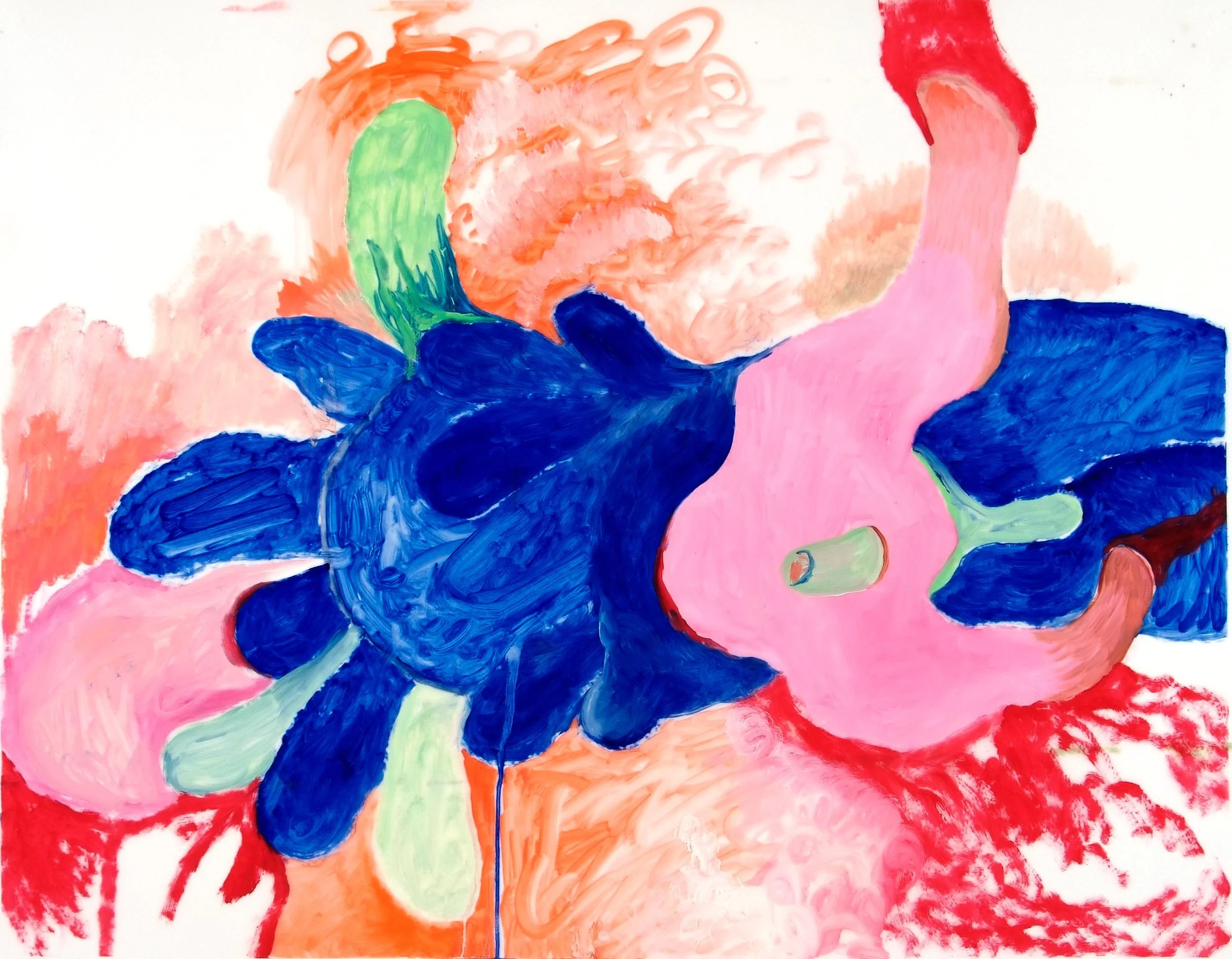 Suction, Oil on Vellum, 2009