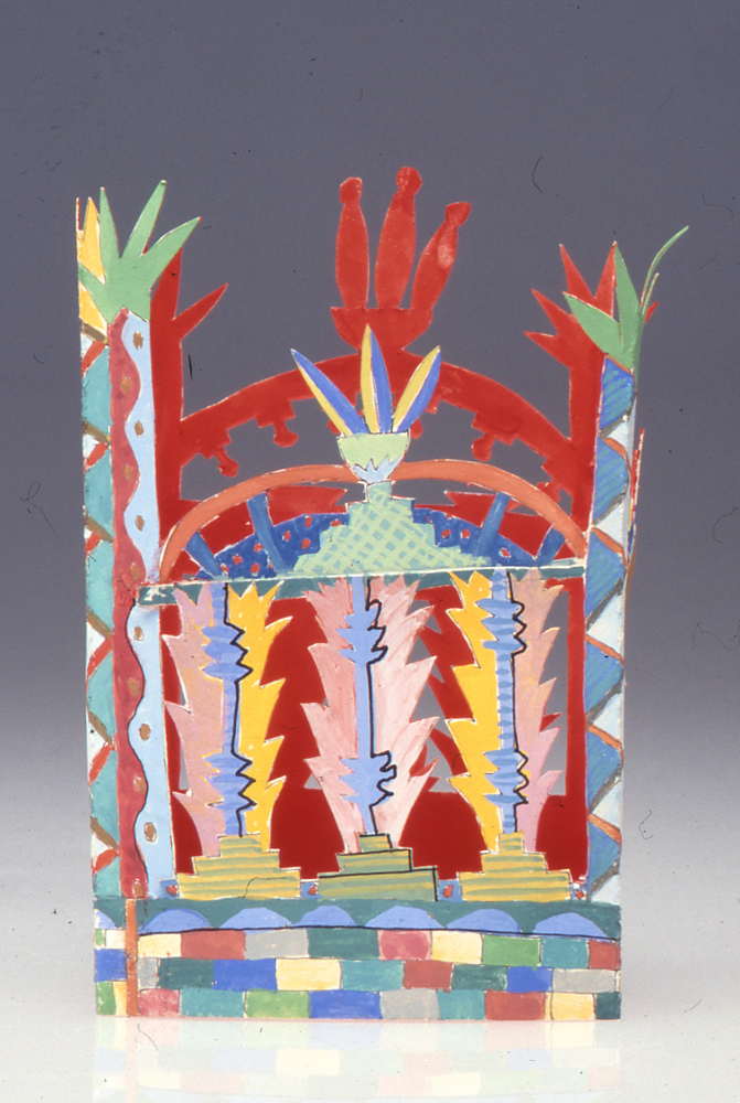Garden Temple, Mixed Media, 3.5 X 2 X 1 in, 1998