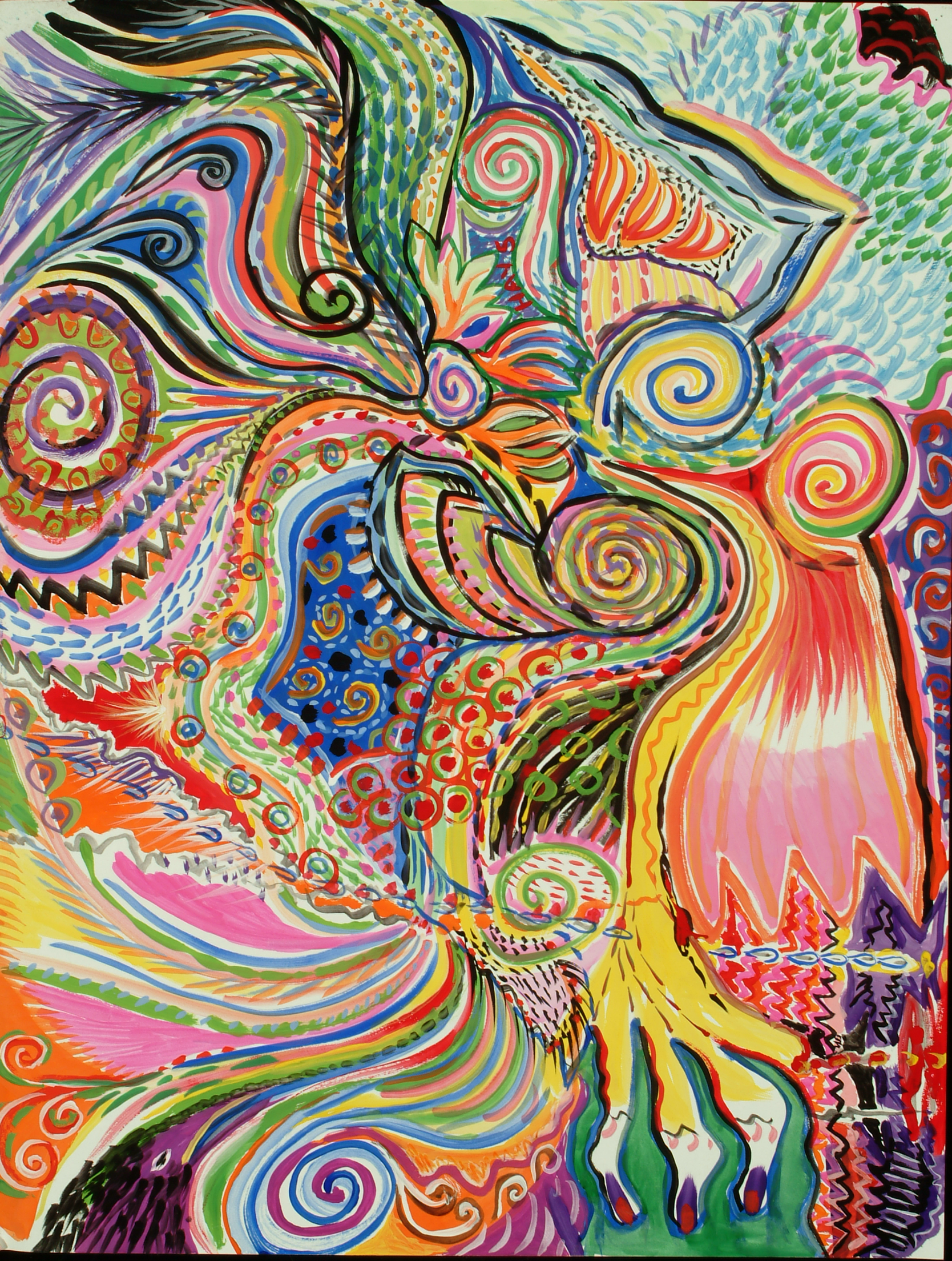 Point Zero 3, Gouache, 1998