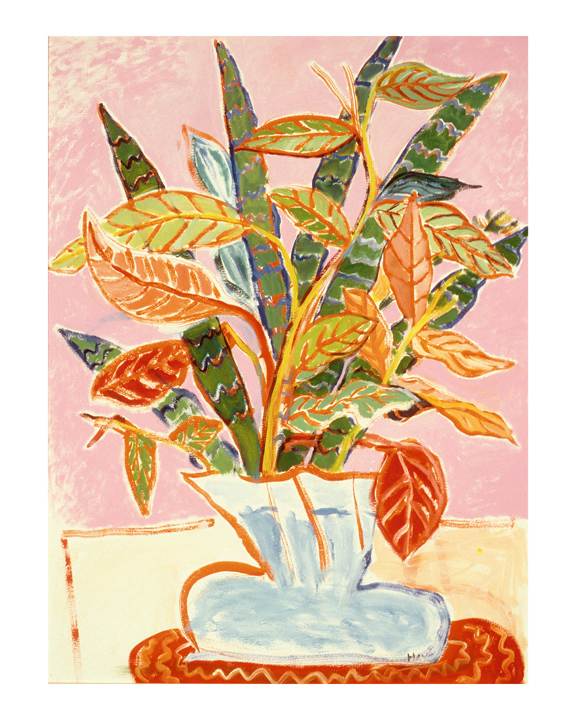 Plant Offering 1, Gouache, 1999