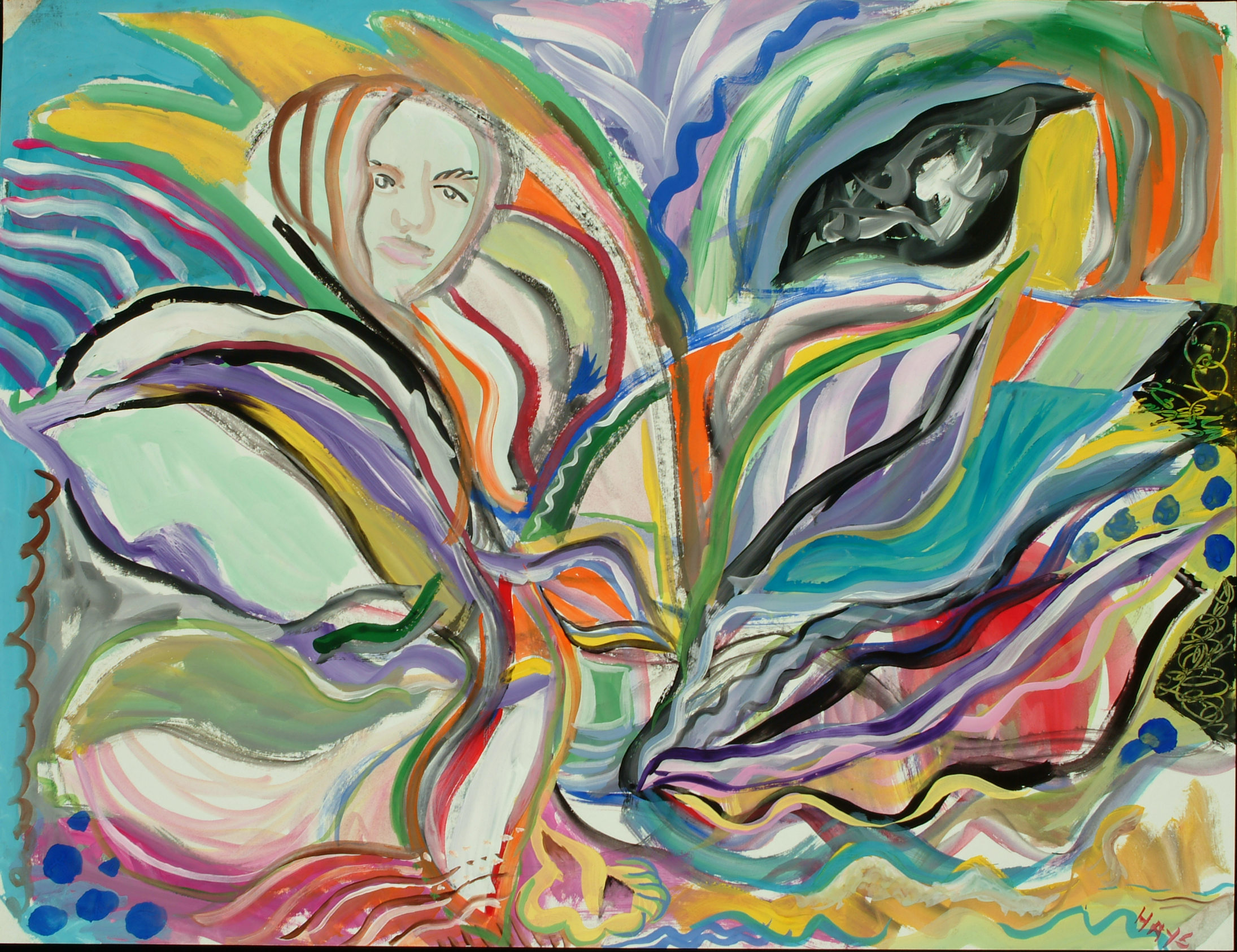 Point Zero 2, Gouache, 1998