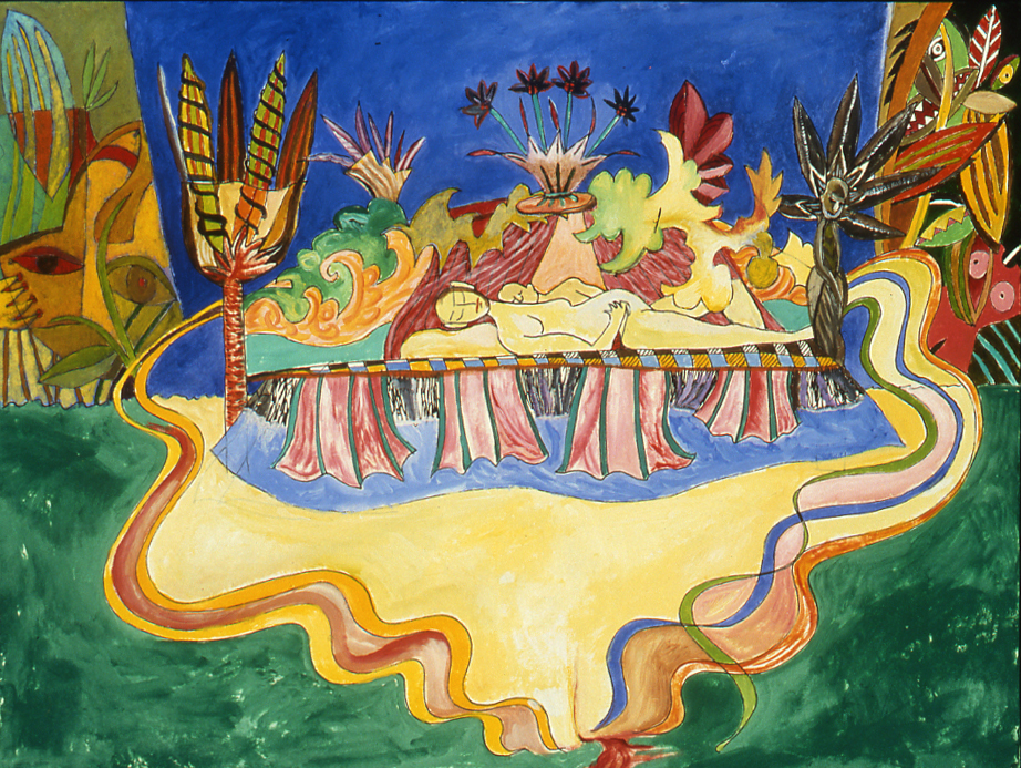 Mosquito And Ant, Gouache, 9.5 X 12.5 in, 1999