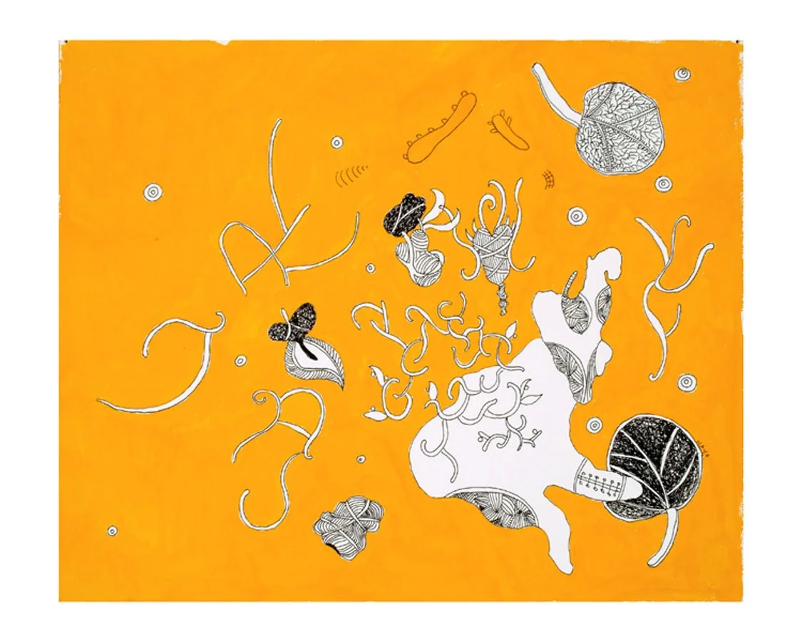 Saffron Drawing, 2008