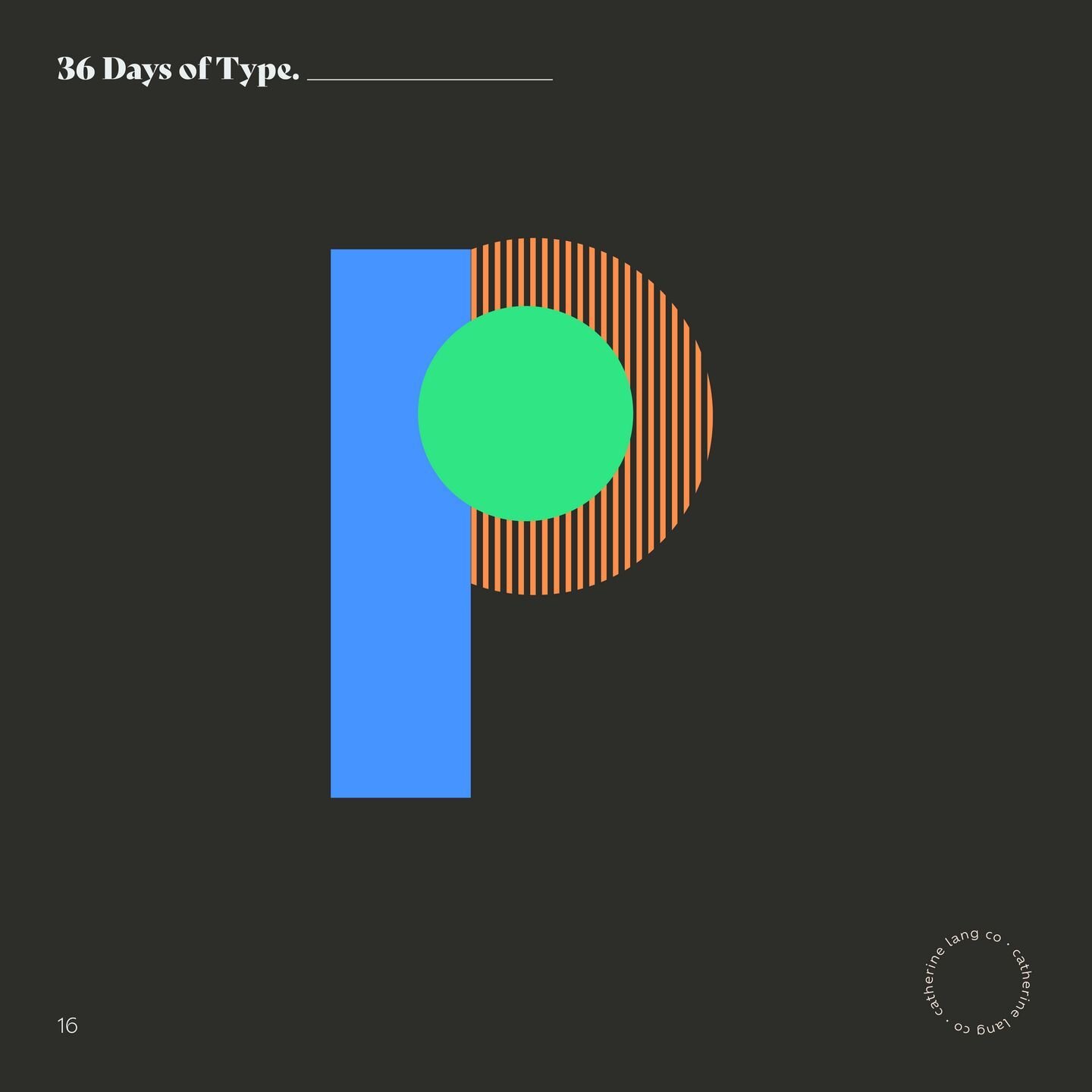 Catching up on making and posting my letters after a busy weekend. 😅
Day 16 of @36daysoftype challenge!
Letter P
//
#36daysoftype #36days_p #36daysoftype10 #typographychallenge #type #typography #graphicdesigner #freelancegraphicdesigner #handletter