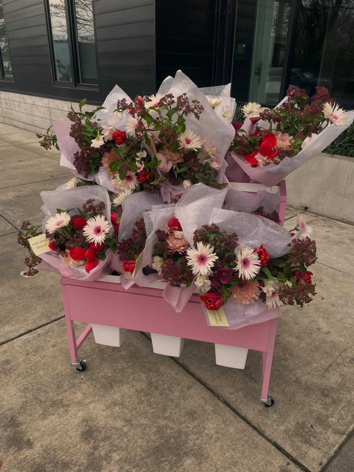 valentine pop-up during Friday the 13th at a tattoo shop was not on my bingo card this year, but I&rsquo;m so glad I did it! Thank you @bigtoptattoospdx for providing such a fun, safe, and creative space for people, and for giving me the opportunity 