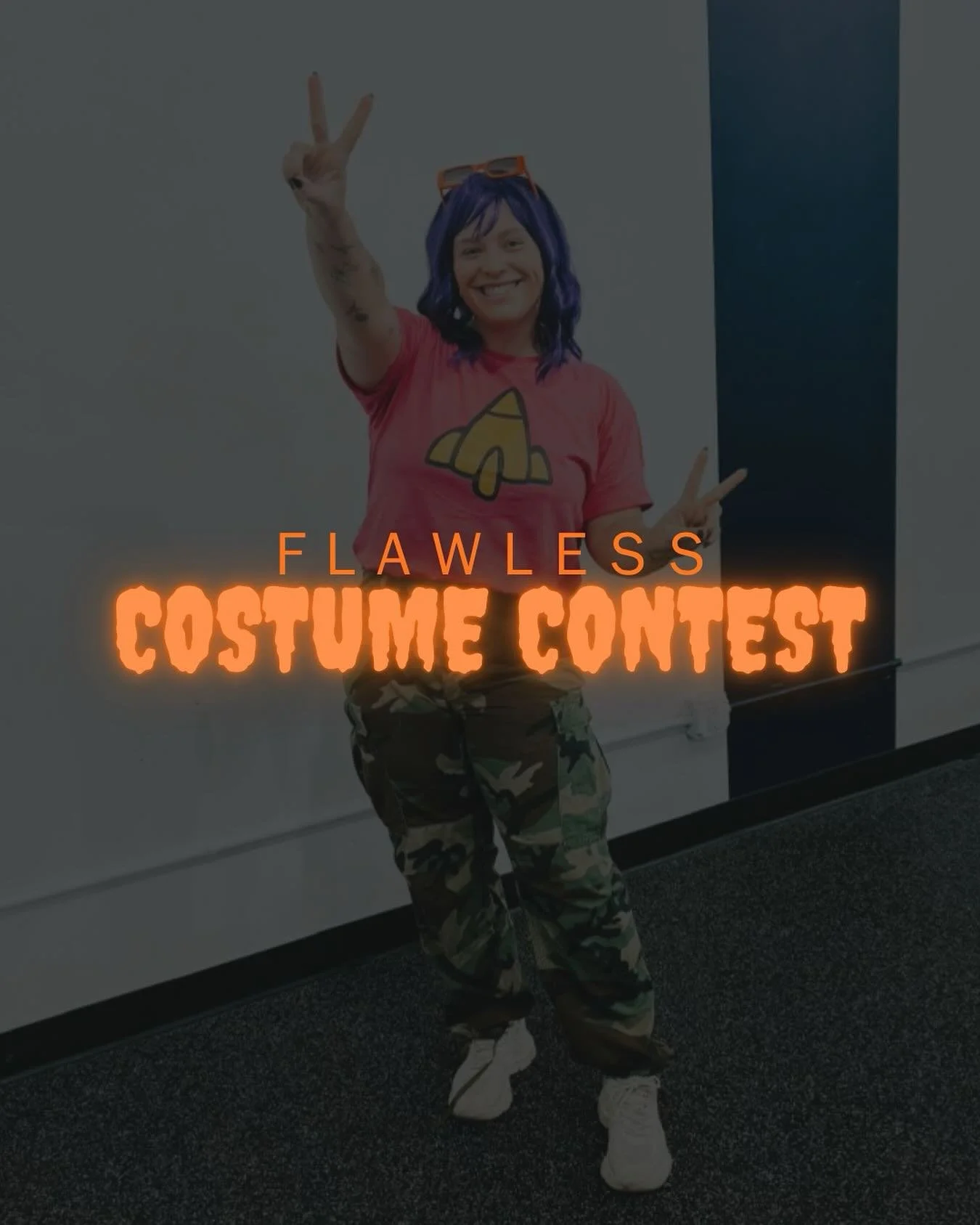 GET YOUR COSTUMES READY! 👻 
.
When: October 31 (ALL DAY)
Where: Flawless Fitness
.
Top 10 costumes will be posted for MEMBERS ONLY to vote!
.
1ST PLACE: $100
2ND PLACE: $50
3RD PLACE: $25