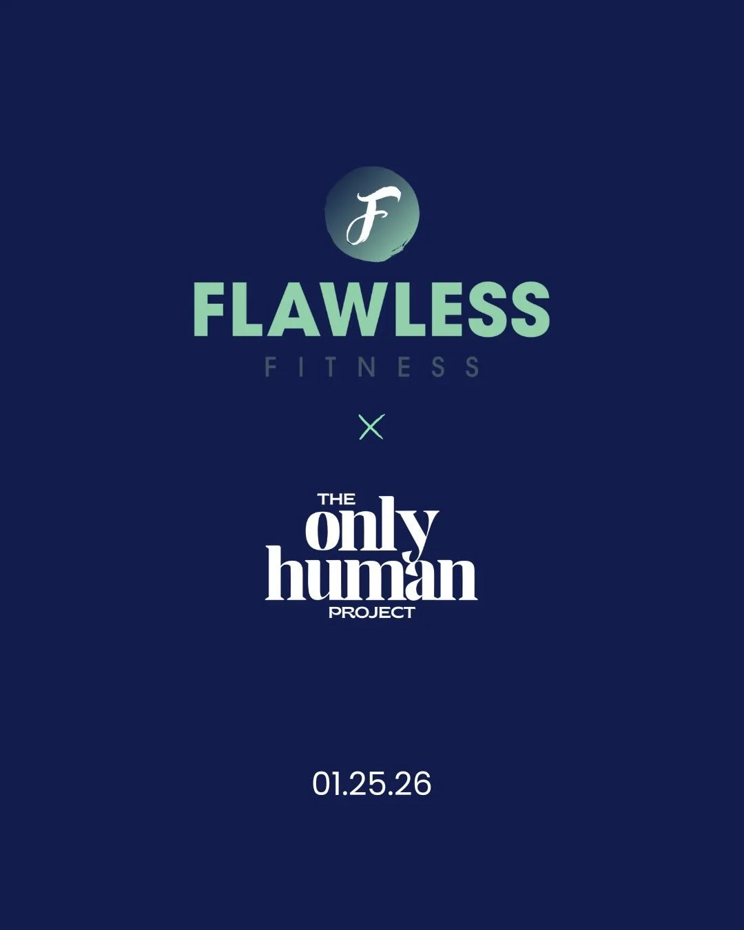 Flawless Fitness x The Only Human Project 🤍

Join us for a special community event centered on intentional movement, honest conversation, and filling your cup.

We&rsquo;ll move through a 45-minute mat Pilates class led by Karli, then dive into a me