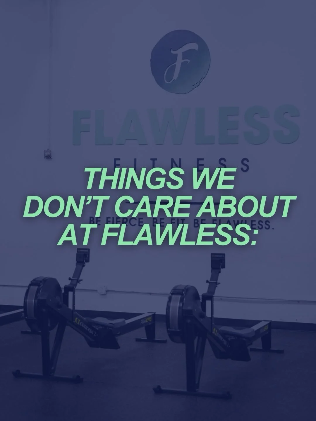 You could workout anywhere.

But you choose to workout with us.

Thank you for trusting us with your time, your health, and your fitness. 

✌️

💚💙 #FlawlessIsFamily