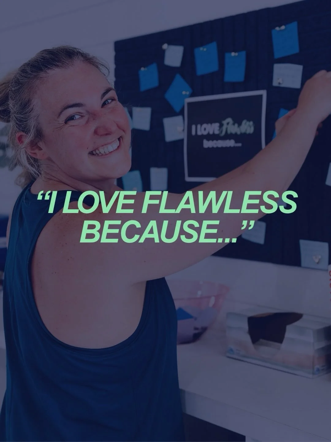 &ldquo;I love Flawless because&hellip;&rdquo;

Reading through your answers reminded us that this community has always been about more than workouts.

It&rsquo;s about the friendships.
 The confidence.
 The support.
 The laughs.

The transformations.