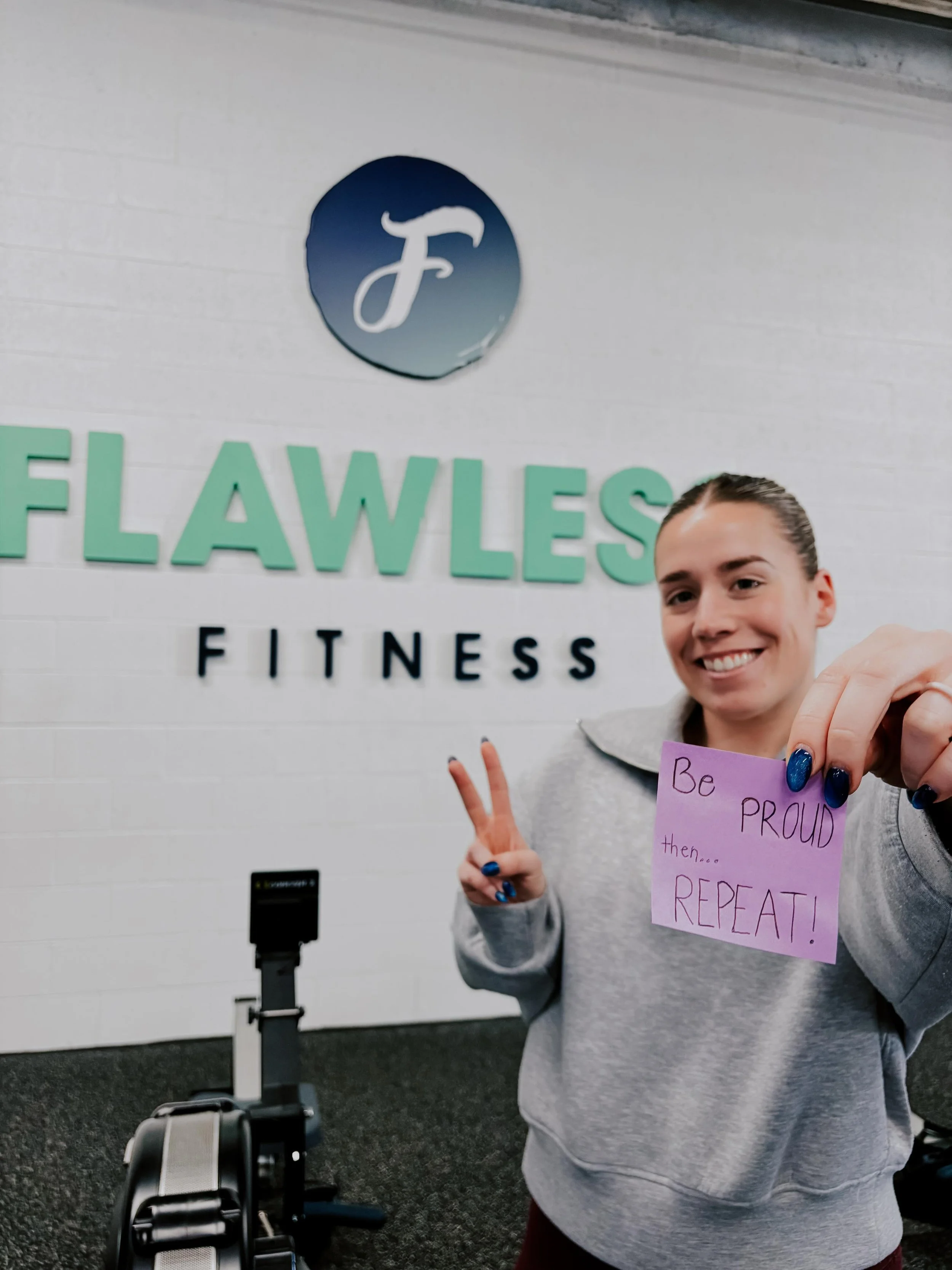 Coach&rsquo;s Tip From Coach @clairemcochrane 

Be proud of every rep, every class, and every small win along the way. 💚

Progress doesn&rsquo;t come from perfection.
It comes from showing up again and again.

Be proud. Then repeat. ✌️💚💙