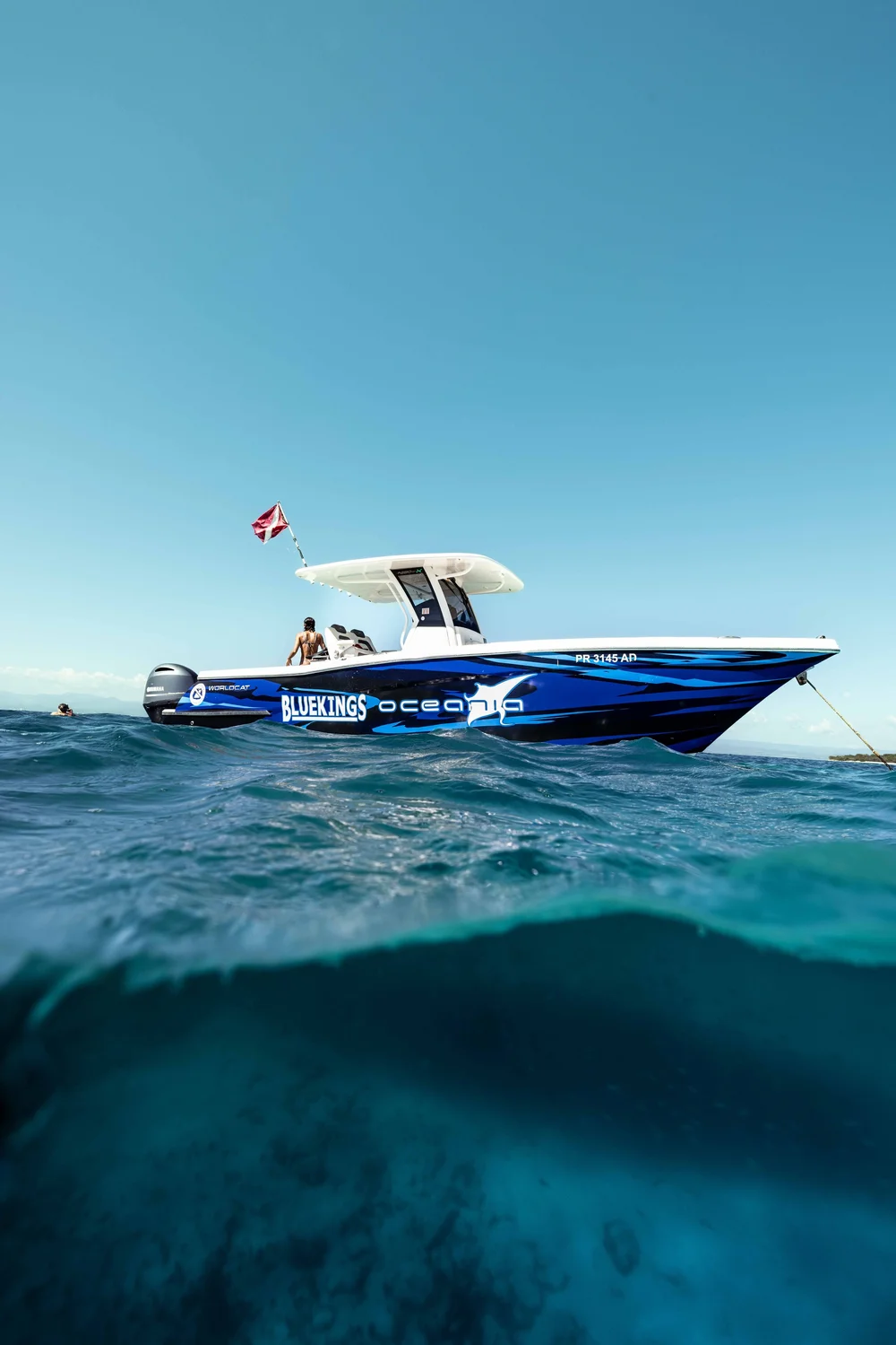 The BlueKings catamaran
