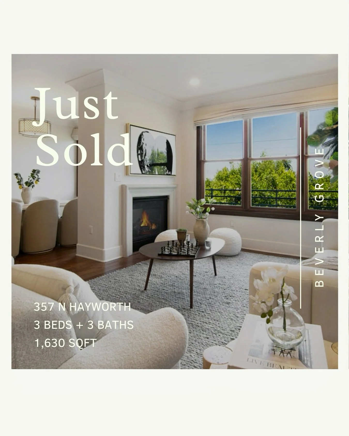 Better late than never! Thrilled for our client who purchased this beautiful 3 bed/3bath condo in Beverly Grove that we were able to negotiate an incredible deal for him. Thanks to my partner on this one @tamarkagan and @michelesellsla representing t