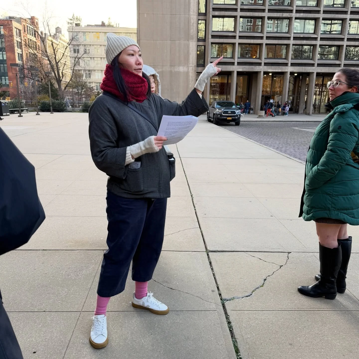 Intrepid tour guide (and former @asiasociety colleague) Kelly Ma brings history to life on &ldquo;History Walk: Asian Americans and the Downtown Arts Scene, 1980&ndash;2000.&rdquo; Here she&rsquo;s sharing the story behind NYU&rsquo;s University Vill