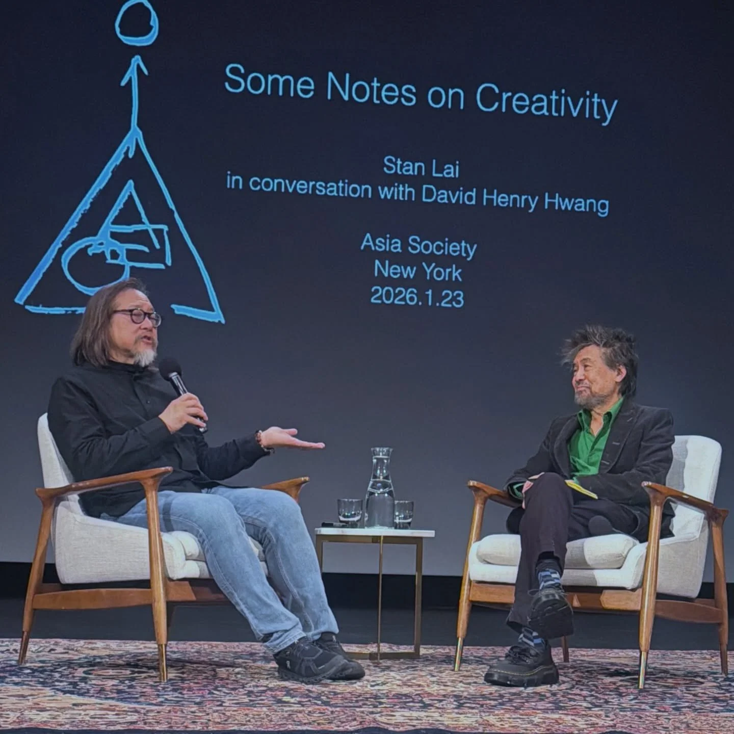 What is creativity, and how can I get it? In a sprawling discussion focused on Stan Lai&rsquo;s work, Lai and David Henry Hwang unpacked the mysterious and elusive nature of creativity. The sprawling conversation left my head spinning and my heart fu