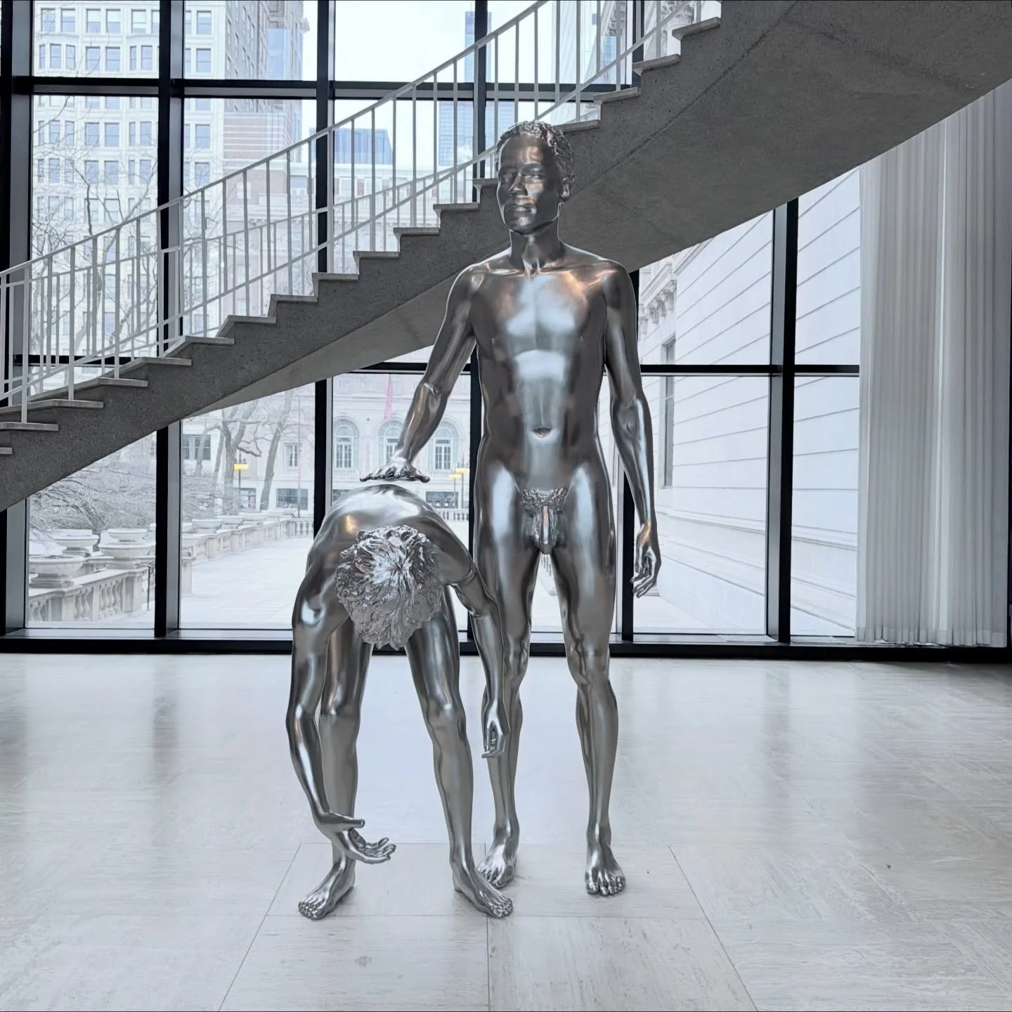 Charles Ray, &ldquo;Huck and Jim&rdquo; (2014)