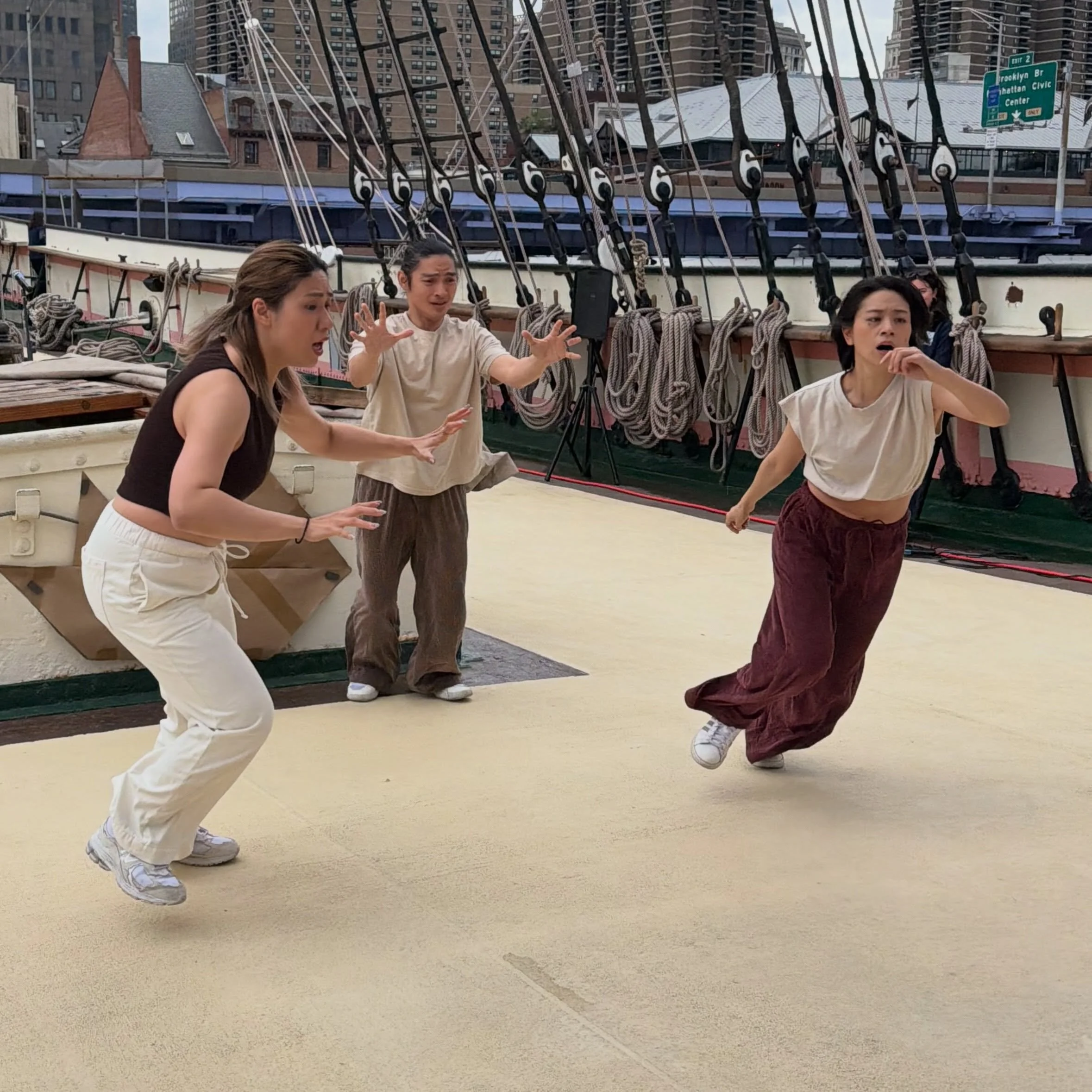 Enthralled by yet another performance of &ldquo;The Unfolding Voyage&rdquo;&nbsp; a site-specific experimental theater performance that brings migration stories to life through music, movement, object theater, and spoken narrative. Created and perfor