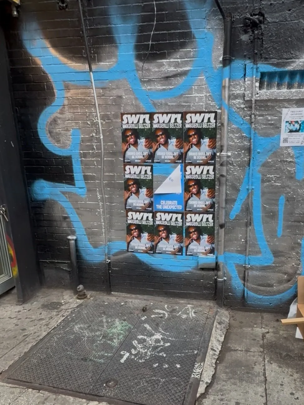 Out of Home Posters to promote SWRL Korean hard seltzer
