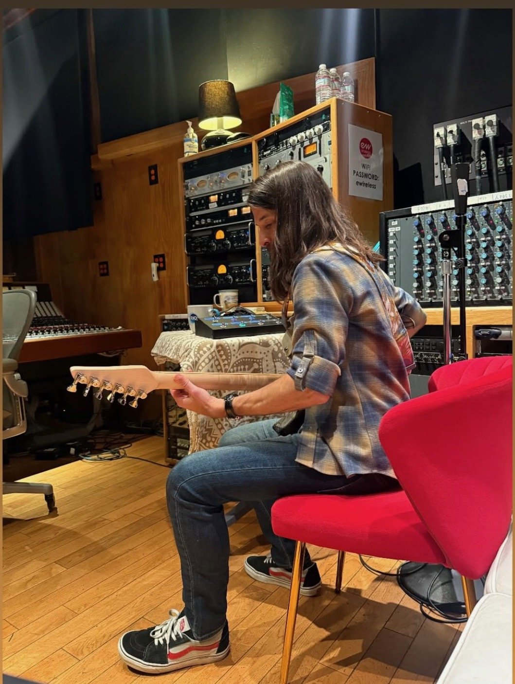 Andrew tracking with his PD "Synocaster"