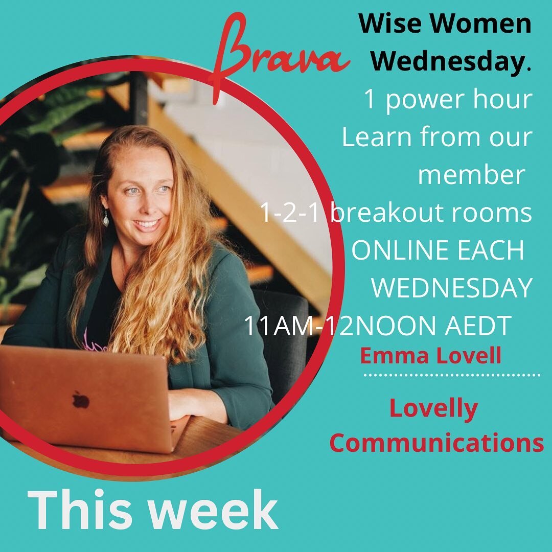 🔥 Join us each week online at 11am - 12noon AEDT as we hear from our expert members: this coming Wednesday we hear from Emma of @lovellycomms  Grab a ticket from the link above ⬆️ or DM/ comment WWW for more info !! 

🔥 How to write a bio with impa