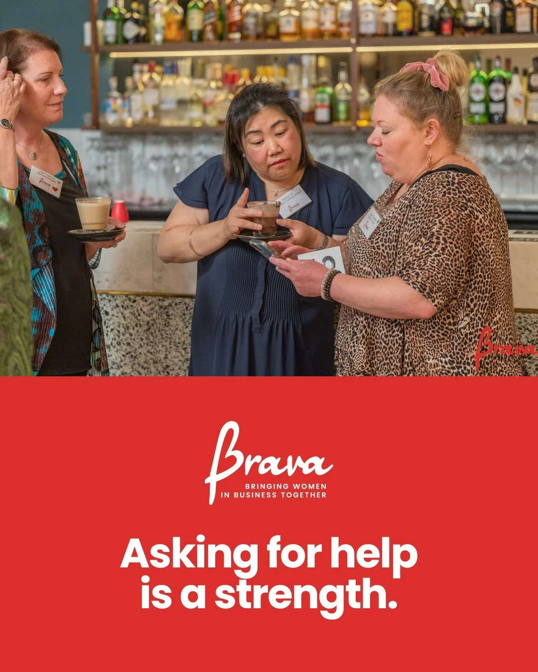 Need support? Just ask.

Brava is a safe space. Whether it&rsquo;s advice, accountability, or encouragement, you don&rsquo;t have to go it alone.

Come be part of a community where lifting each other up is the norm.

#SupportiveNetworking #Busi