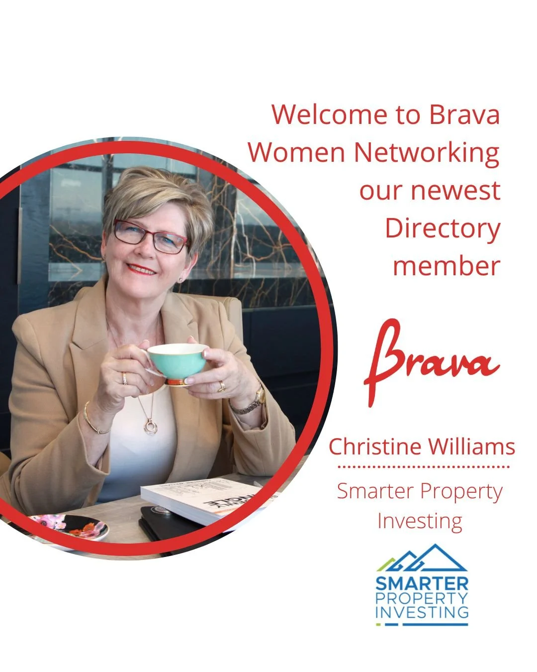 Please join us in welcoming Christine Williams of @smarterpropertyinvesting  to the Brava Women Directory.

We&rsquo;re so happy to have you back as part of the Brava community and to be featuring your business in our Directory once again. 

The Dire