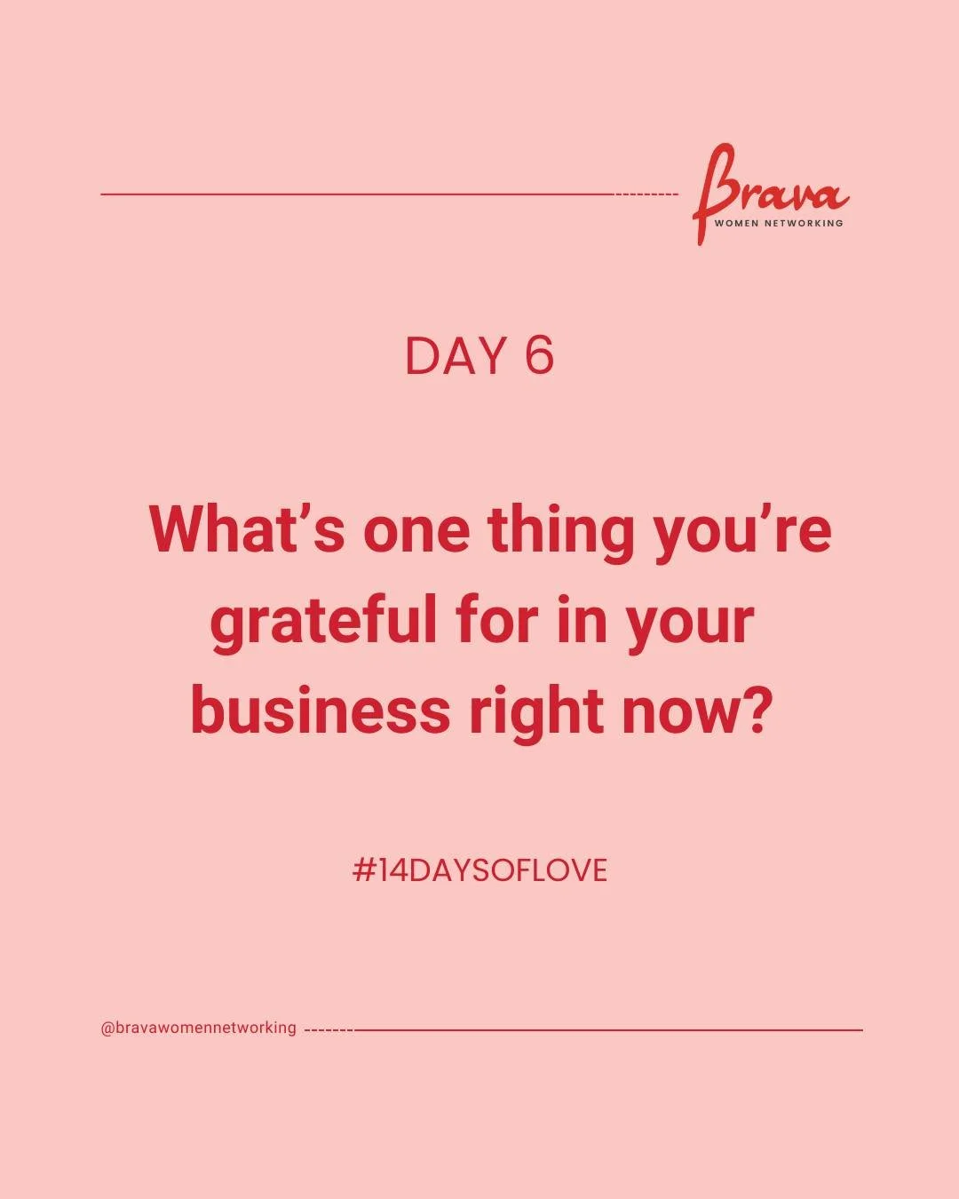 Gratitude doesn&rsquo;t need to be big.

Today&rsquo;s prompt is to notice one thing you&rsquo;re grateful for in your business right now. A person, a lesson, an opportunity, or simply continuing to show up.

Share it in the comments if you&rsquo;d l