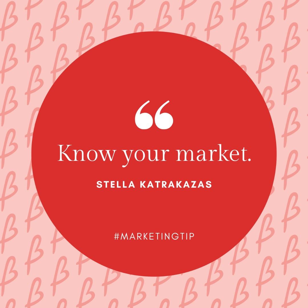 A big thank you to Stella Katrakazas from Grazing with Stella, for her marketing tip today!

Feel free to drop your marketing tip in the comments below 👇

#marketingtip #womeninbusiness #womensupportingwomen #womenempowerment #womenempoweringwom