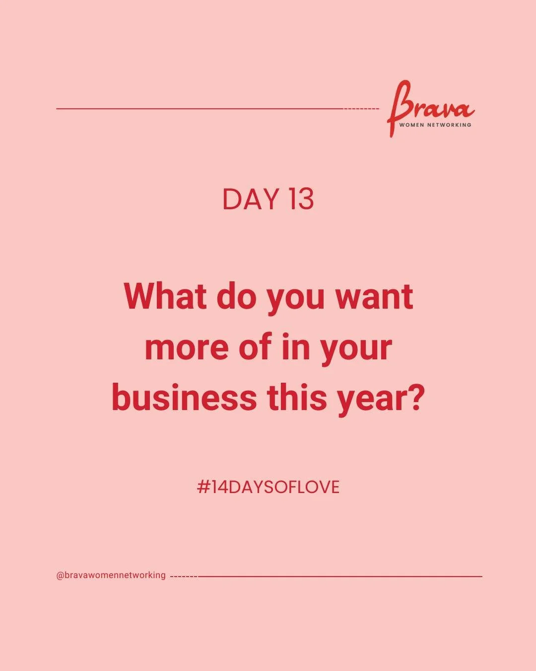 Not everything needs to be a goal or a metric.

Today&rsquo;s prompt is about intention. What&rsquo;s one feeling you&rsquo;d like more of in your business this year? Calm, clarity, confidence, connection, ease.

Share one word below or keep it close