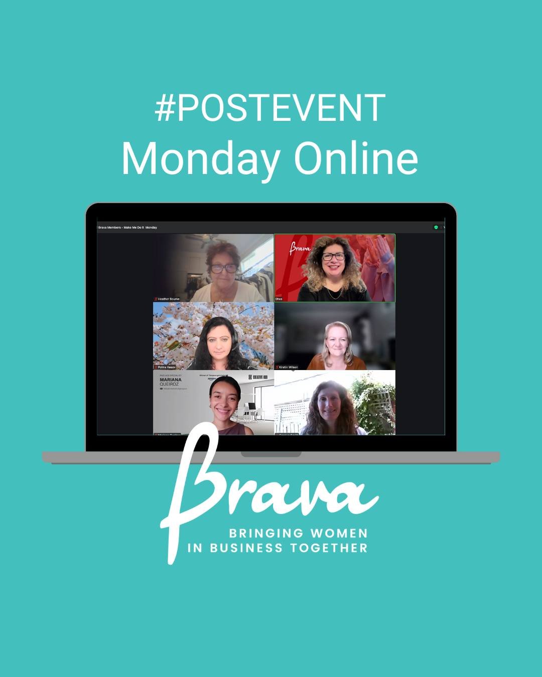👏 Thank you to everyone who joined Make Me Do It Monday today

Today was all about focus, action and accountability. In the room we had an amazing mix of Brava members including a lingerie consultant, insurance broker, empowerment coach, personal tr